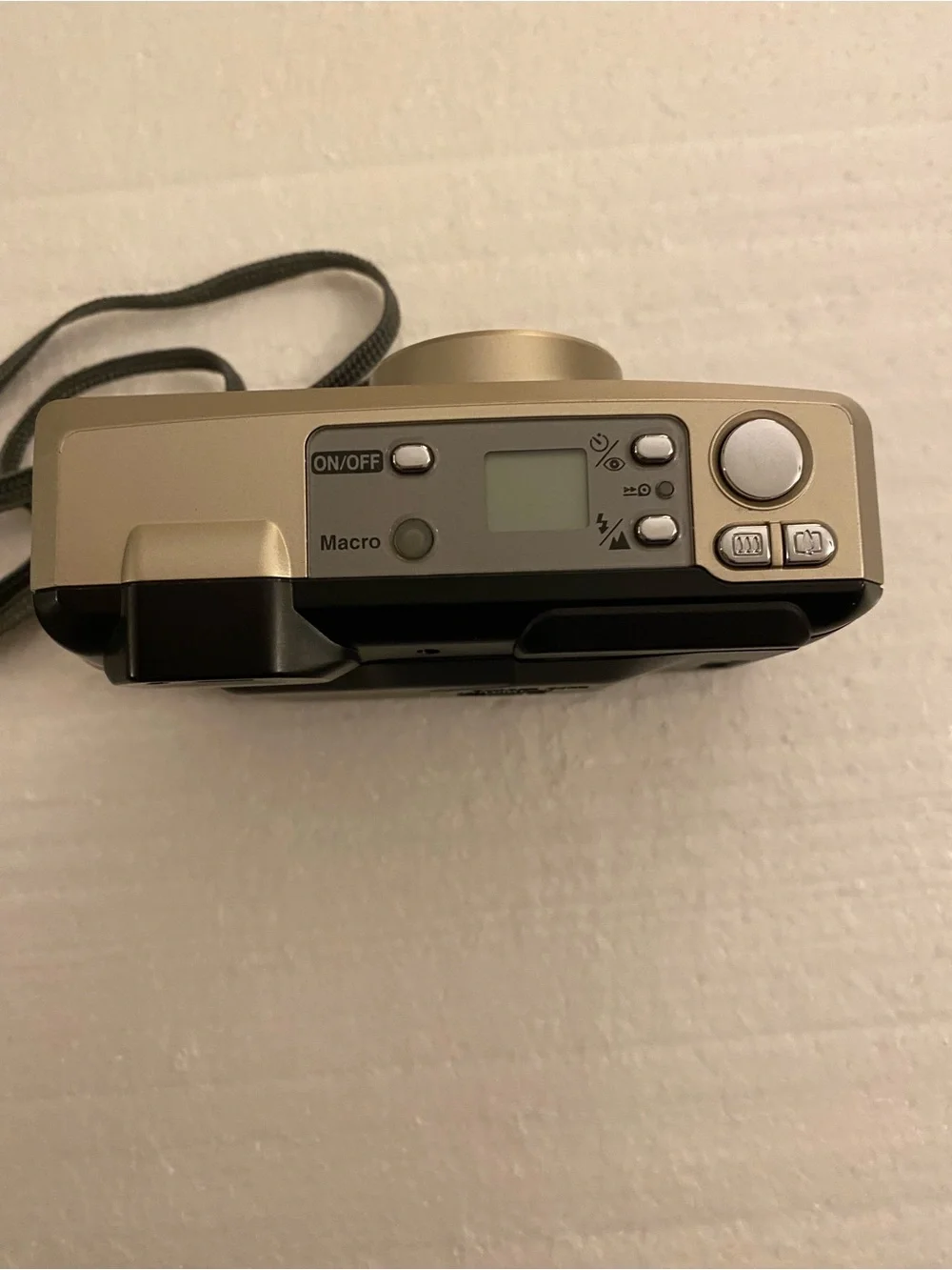 Vintage Nikon One-Touch Zoom90 AF Quartz Date Compact Film Camera - Gold 38-90mm